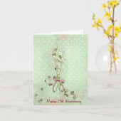 Maiglöckchen 25. Jubiläum Karte (Gelbe Blume)