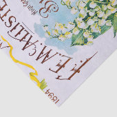 Maiglöckchen-Antiken-Druck-Seidenpapier Seidenpapier (Ausschnitt)