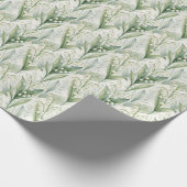 Maiglöckchen-Aquarell-Geschenkpapier Geschenkpapier (Ecke)