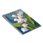Maiglöckchen | Aquarellblume Notizblock (Rechte Seite)