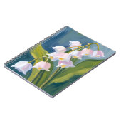 Maiglöckchen | Aquarellblume Notizblock (Linke Seite)