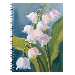 Maiglöckchen   Aquarellblume Notizblock