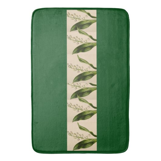 Maiglöckchen-Bad-Matte Badematte (Vorderseite Vertikal)