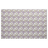 Maiglöckchen-Blumen-Faux-Patchwork Mauve Stoff (Yard (91,4 cm))