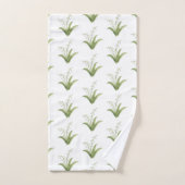 Maiglöckchen-Blumenmalerei-Muster Badhandtuch Set (Handtuch)