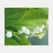 Maiglöckchen Fleecedecke (Vorderseite (Horizontal))