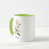 Maiglöckchen Geburtstagsgeschenk Tasse (Vorderseite Links)