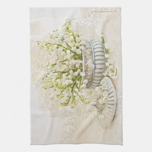 Maiglöckchen Geschirrtuch (Vertikal)