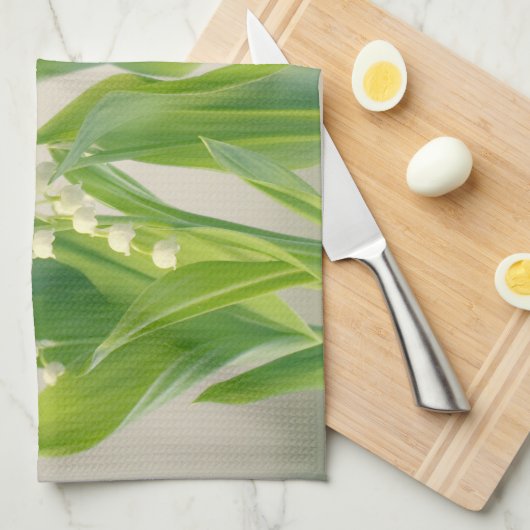 Maiglöckchen Geschirrtuch (Viertel Falte)