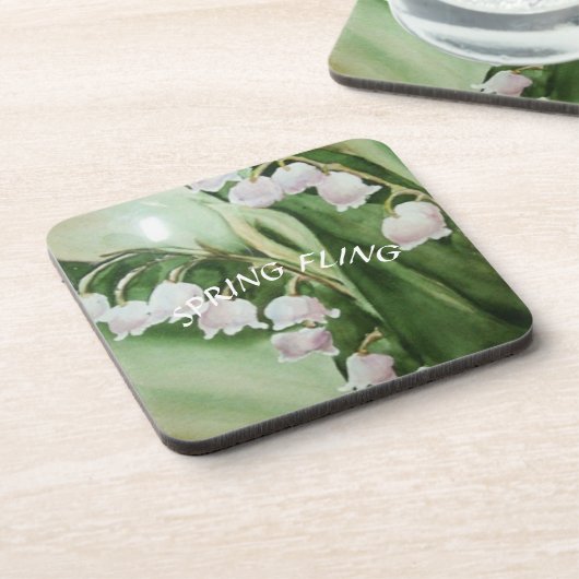 MAIGLÖCKCHEN GETRÄNKEUNTERSETZER (Linke Seite)