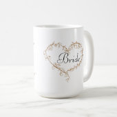 Maiglöckchen-Hochzeit Kaffeetasse (VorderseiteRechts)