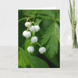 Maiglöckchen-Karte Karte