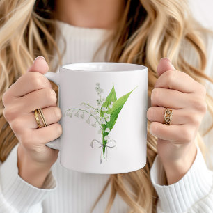 Maiglöckchen Keramik-Tasse Kaffeetasse