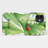 Maiglöckchen-Marienkäfer Case-Mate iPhone Hülle (Rückseite (Horizontal))