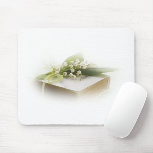 Maiglöckchen mit Bibel Mousepad (Mit Mouse)