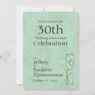 Maiglöckchen mit Farnen    Benutzerdefiniert in He Einladung