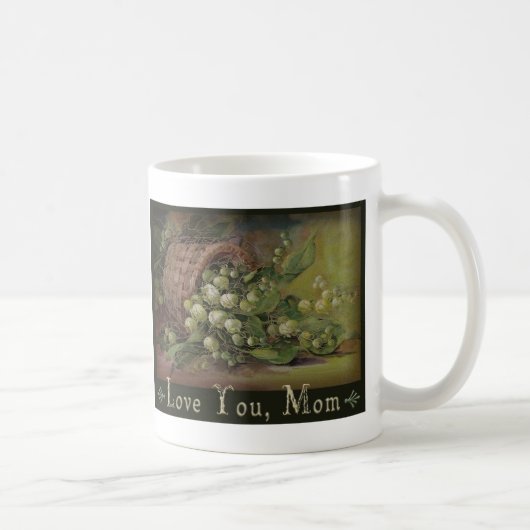 Maiglöckchen-Mutter-Tasse Kaffeetasse (Rechts)