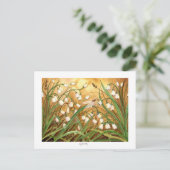 Maiglöckchen Postkarte (Stehend Vorderseite)