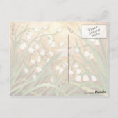 Maiglöckchen Postkarte (Rückseite)