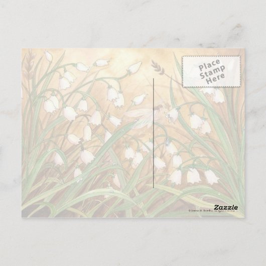 Maiglöckchen Postkarte (Rückseite)