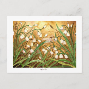 Maiglöckchen Postkarte