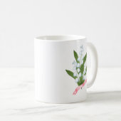 Maiglöckchen, Retro Kaffeetasse (VorderseiteRechts)