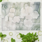 Maiglöckchen-Skizze Handtuch (Gefaltet)