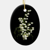 Maiglöckchen-Verzierung Keramikornament (Hinten)