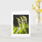 Maiglöckchen von meinem Garten…. Karte (Gelbe Blume)