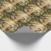 Maiglöckchen-Wald-Feien Geschenkpapier (Ecke)