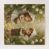 Maiglöckchen-Waldfeen Puzzle (Horizontal)