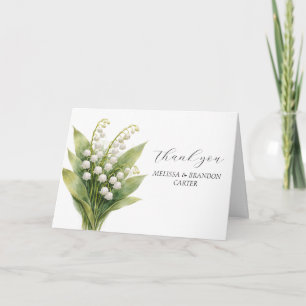 Maiglöckchen Weiße Blumen Hochzeit Danke