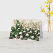 Maiglöckchenblumen Karte (Gelbe Blume)