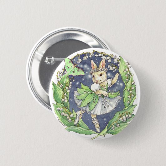 Maiglöckchenknopf Button (Vorne & Hinten)