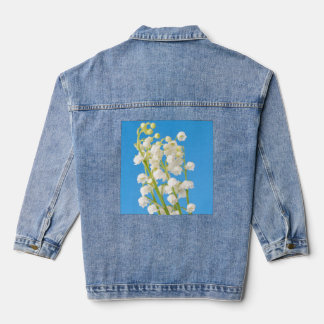 Maiglöckchenzweig Jeansjacke