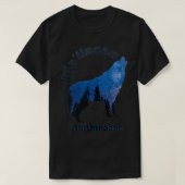 Maiingan Anishinaabe Ojibwe Chippewa Language Wolf T-Shirt (Design vorne)