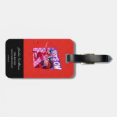 Maikäfer | Felder auf Lila Grafik Gepäckanhänger (Rückseite horizontal)