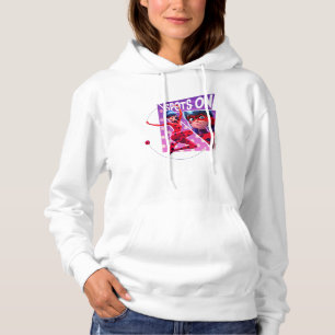 Maikäfer Felder auf Lila Grafik Hoodie