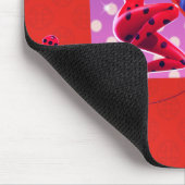 Maikäfer | Felder auf Lila Grafik Mousepad (Ecke)