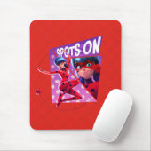 Maikäfer | Felder auf Lila Grafik Mousepad (Mit Mouse)