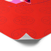 Maikäfer | Felder auf Lila Grafik Poster (Ecke)