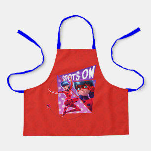 Maikäfer Felder auf Lila Grafik Schürze