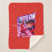 Maikäfer | Felder auf Lila Grafik Sherpadecke (Vorderseite)