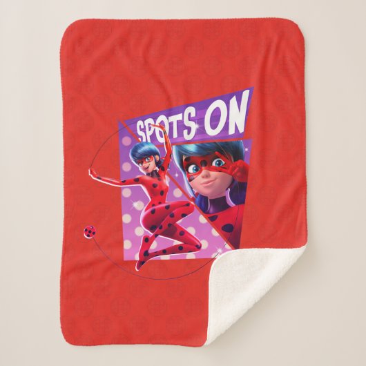 Maikäfer | Felder auf Lila Grafik Sherpadecke (Vorderseite)