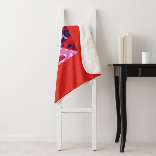 Maikäfer | Felder auf Lila Grafik Sherpadecke (Beispiel)