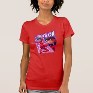 Maikäfer Felder auf Lila Grafik T-Shirt