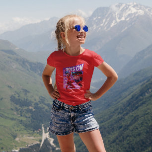 Maikäfer Felder auf Lila Grafik T-Shirt