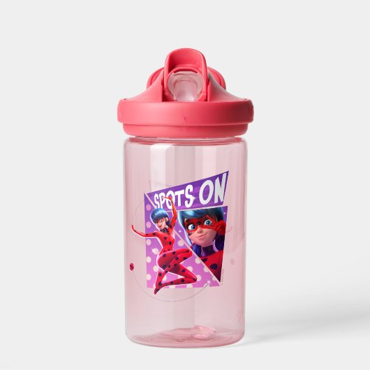 Maikäfer | Felder auf Lila Grafik Trinkflasche (Vorne)