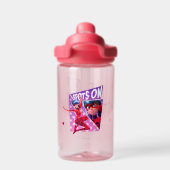 Maikäfer | Felder auf Lila Grafik Trinkflasche (Rückseite)