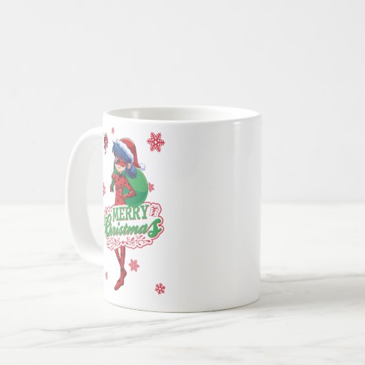Maikäfer | Frohe Weihnachten Kaffeetasse (Vorderseite Links)